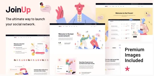 Join Up – BuddyPress Community Theme