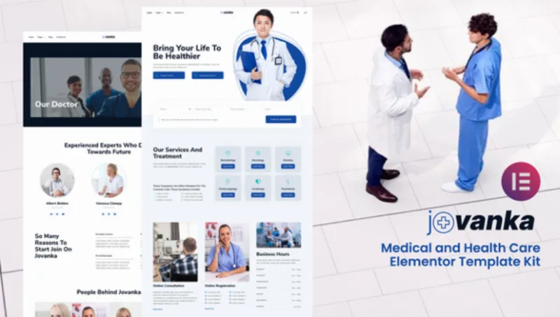 Jovanka – Medical and Health Care Elementor Template