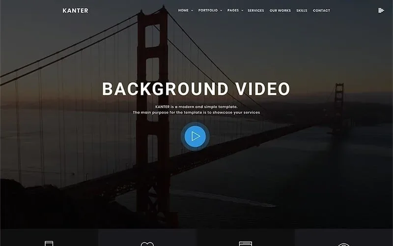 Kanter – Corporate&Portfolio&Agency WordPress Theme