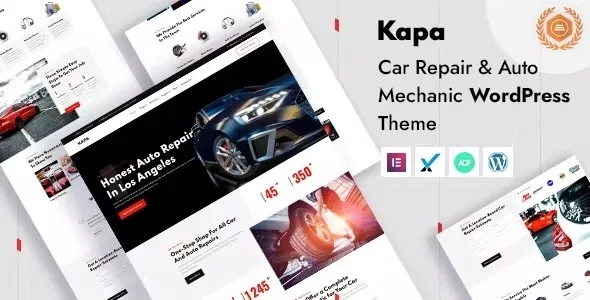 Kapa – Car Repair & Auto Services WordPress Theme