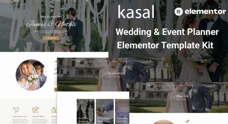 Kasal – Wedding & Event Planner Elementor Template