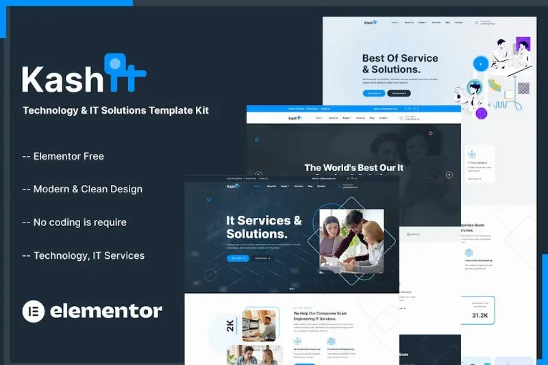 Kashit – Technology & IT Solutions Template
