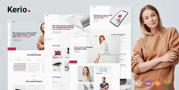 Kerio – Creative MultiPurpose WordPress Theme