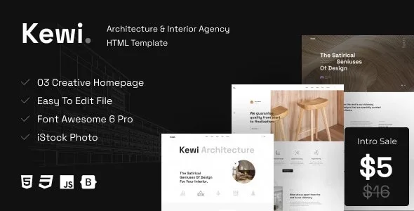 Kewi – Architecture & Interior Agency WordPress Theme