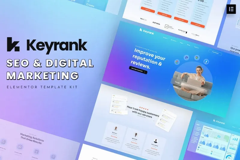 Keyrank – SEO & Digital Marketing Agency Template