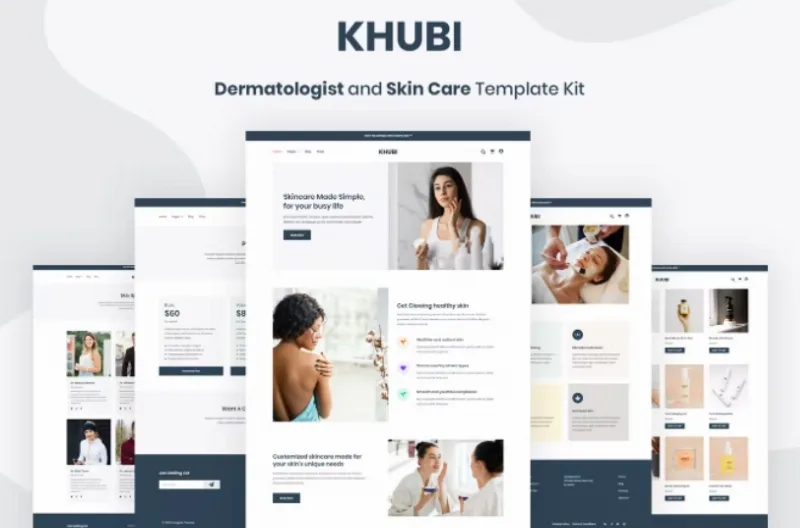Khubi – Dermatologist & Skin Care Template