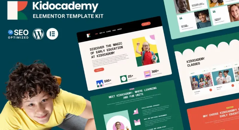 Kidocademy – Kindergarten & Preschool Elementor Template