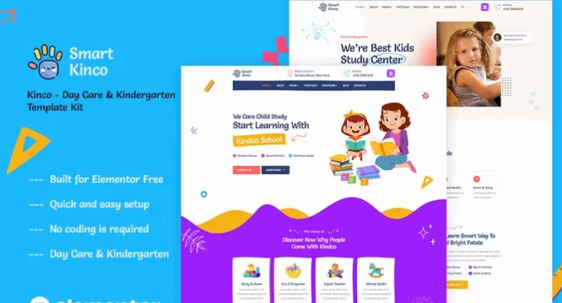 Kinco – Day Care & Kindergarten Elementor Template