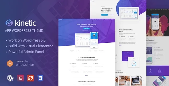 Kinetic – Desktop, Mobile & Product App WordPress Theme