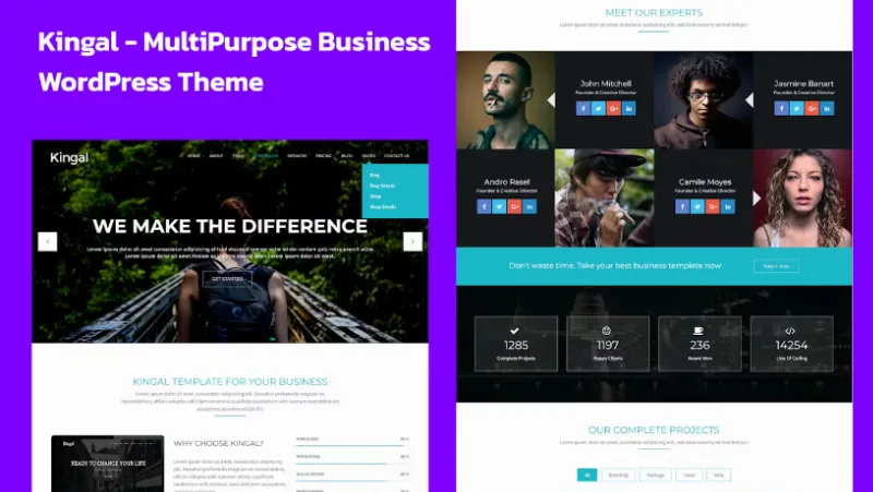 Kingal – MultiPurpose WordPress Theme