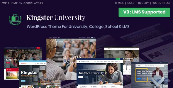 Kingster – Education, School WordPress