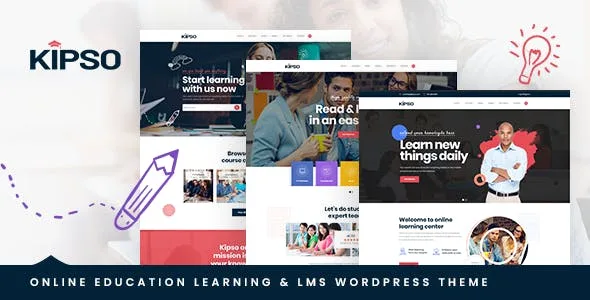 Kipso1.0.1–EducationLMSWordPressTheme