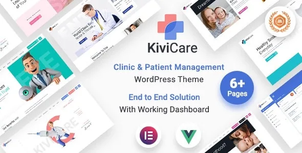 KiviCare – Medical Clinic & Patient Management WordPress Theme
