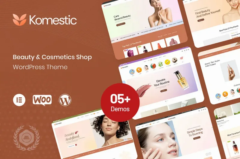 Komestic - Beauty & Cosmetics Shop WordPress Theme