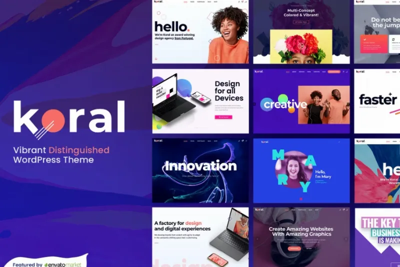 Koral – Vibrant Distinguished Wordpress Theme