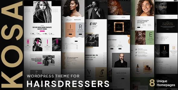 Kosa – Hairdresser & Beauty Salon WordPress Theme