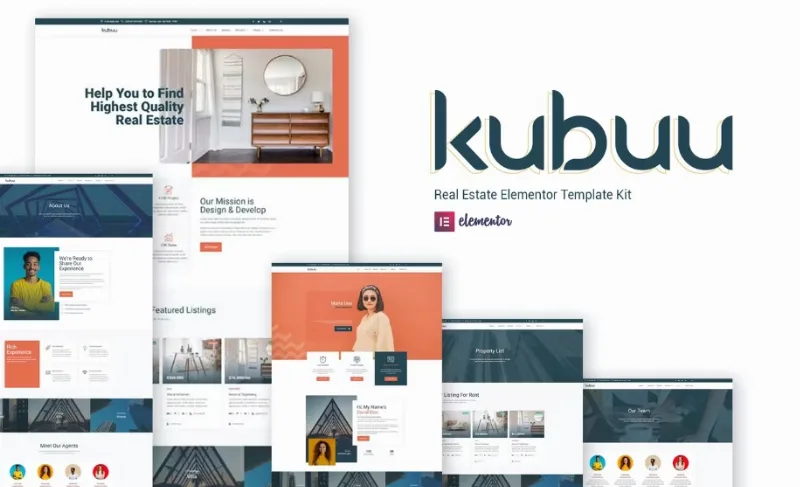 Kubuu – Real Estate Elementor Template