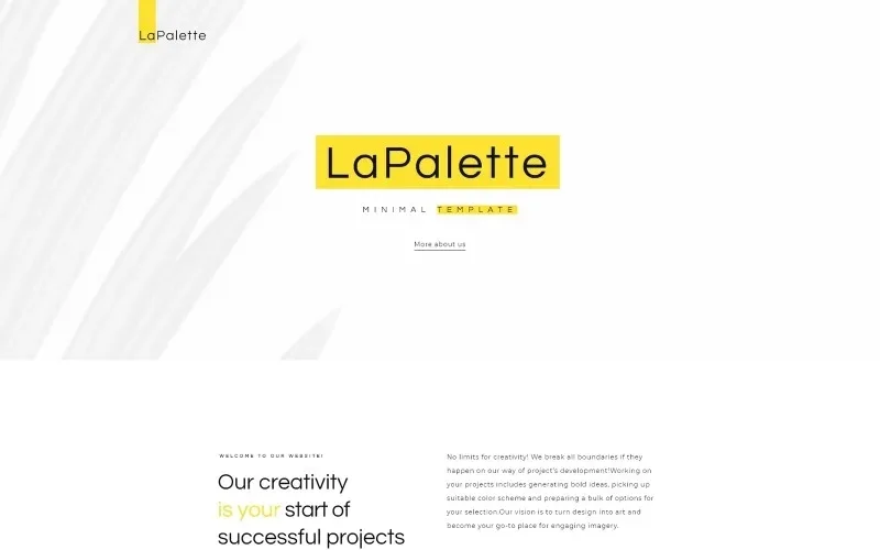 La Palette – Creative Minimal WordPress Elementor Theme WordPress Theme