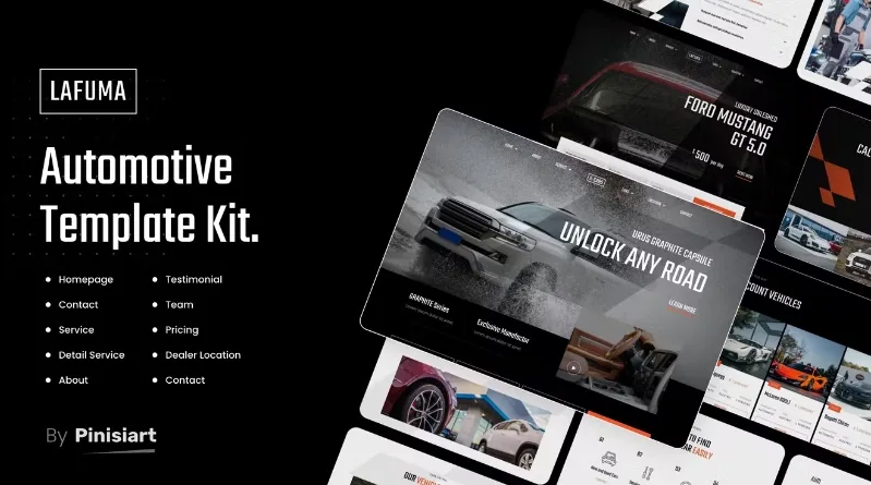Lafuma – Car Rental & Auto Dealer Elementor Template