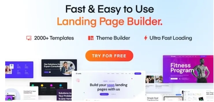 Landio – Multi-Purpose Landing Page WordPress Theme