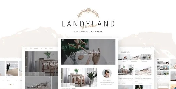 Landyland – Clean Blog Theme