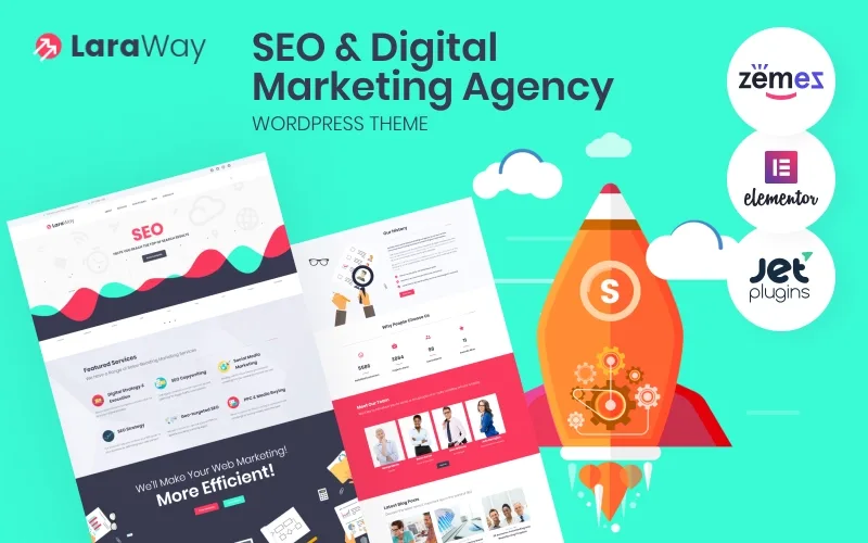 Laraway – SEO & Digital Marketing Agency WordPress Theme