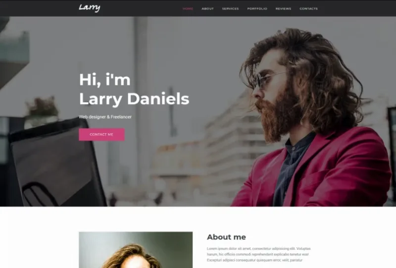 Larry. – Personal WordPress Theme