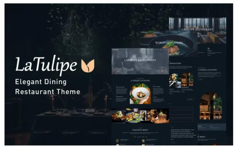LaTulipe – Tasty Dining Restaurant WordPress Theme
