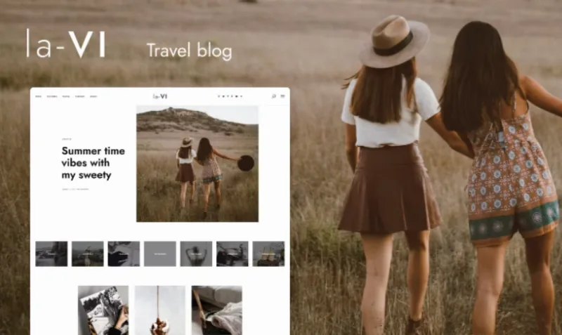 laVi – Travel Blog Elementor Template