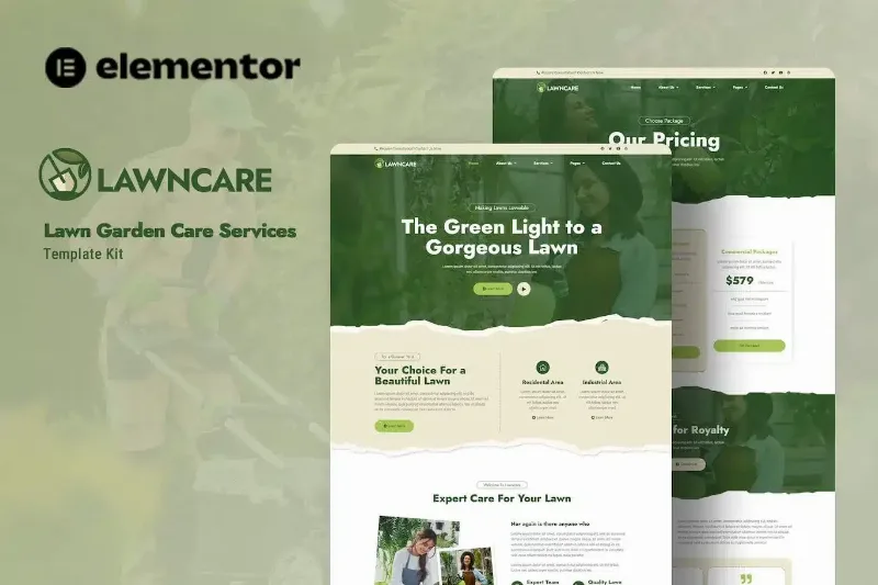 Lawncare – Lawn Garden Care Service Elementor Template Kit