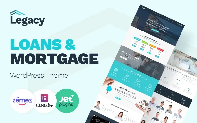 Legacy – Estate and Mortgage WordPress Theme