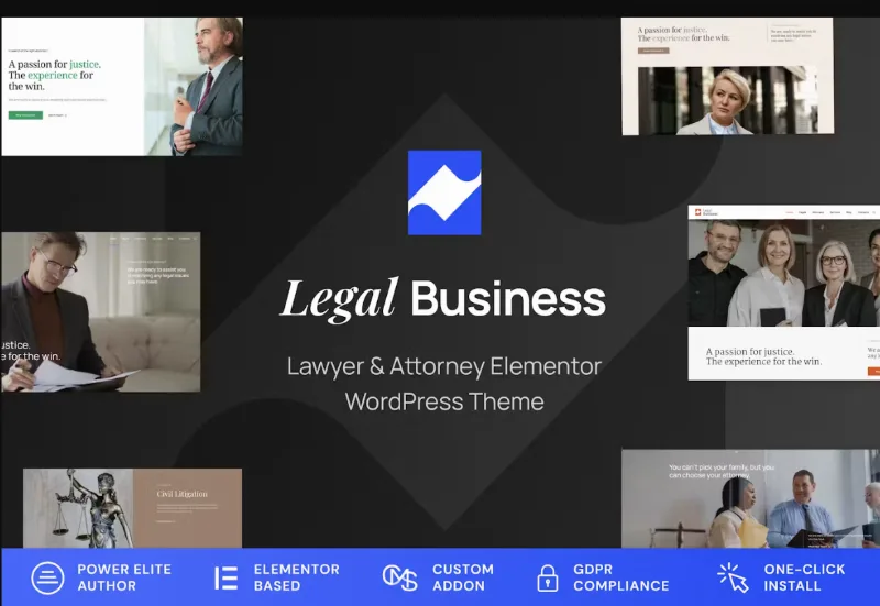 Legal Business – Attorney & Lawyer WordPress Theme