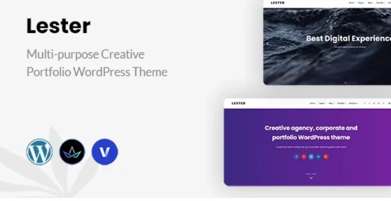 Lester – Creative Portfolio WordPress Theme