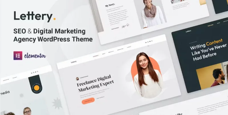 Lettery – Digital Marketing Agency WordPress Theme