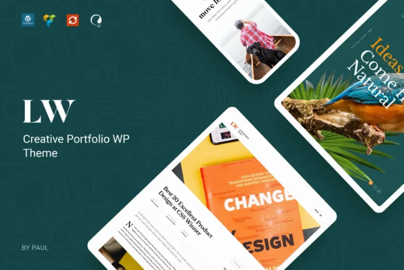 Lewis – Creative Portfolio WordPress Theme
