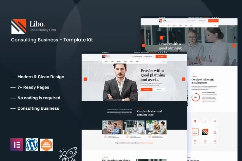 Libo – Consulting Business Elementor Template