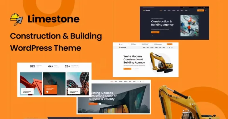 Limestone – Construction Building WordPress Theme