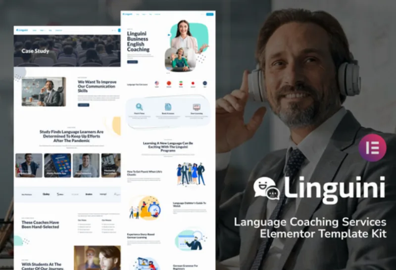 Linguini – Language Coaching Service Template