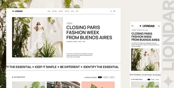Liondar – Modern Magazine Theme