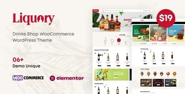 Liquory – Drinks Shop WooCommerce Theme