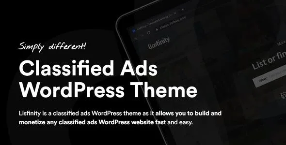 Lisfinity Classified Ads Theme