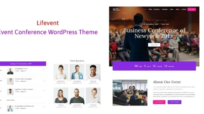 Live Event – Single Conference, Event, Meetup Theme