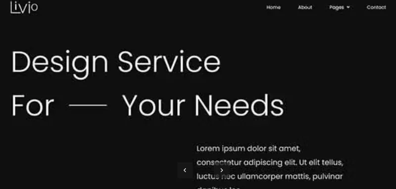 Livio – Design Agency Elementor Template