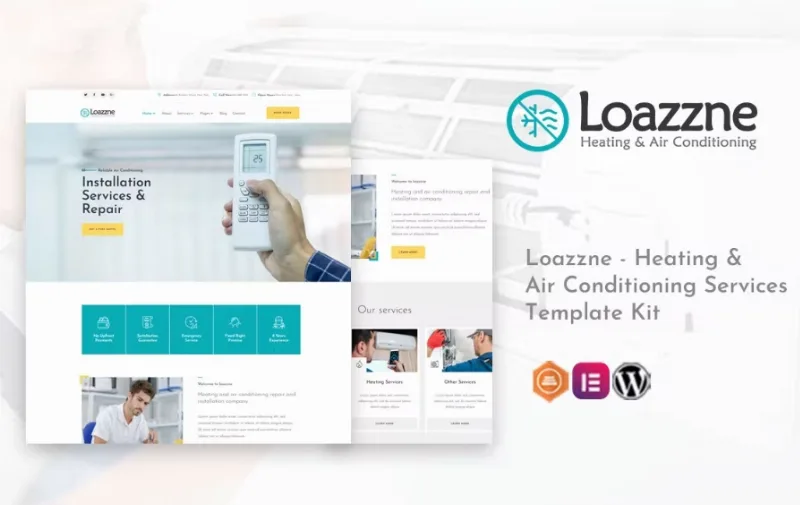 Loazzne – Heating & Air Conditioning Services Template