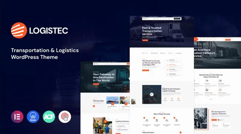 Logistec – Transportation & Logistics WordPress