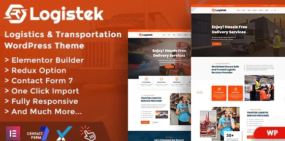 Logistek – Logistics & Transportation WordPress Theme