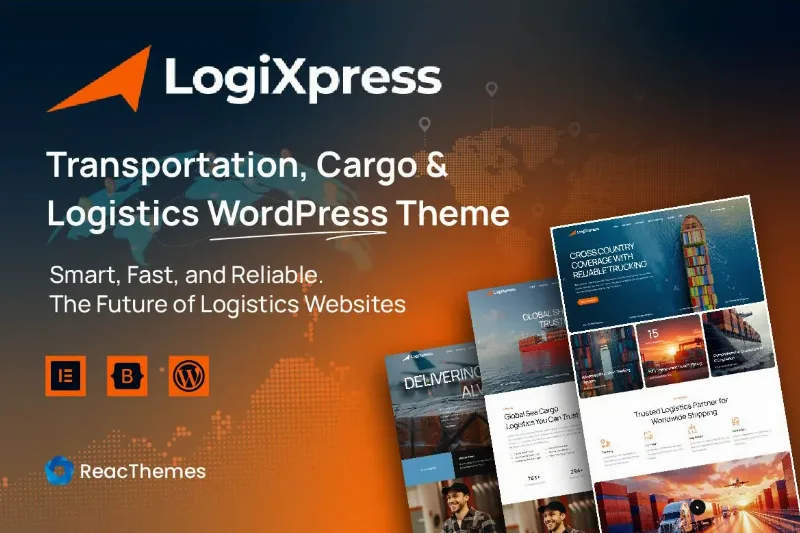 LogiXpress - Transport & Logistics WordPress Theme