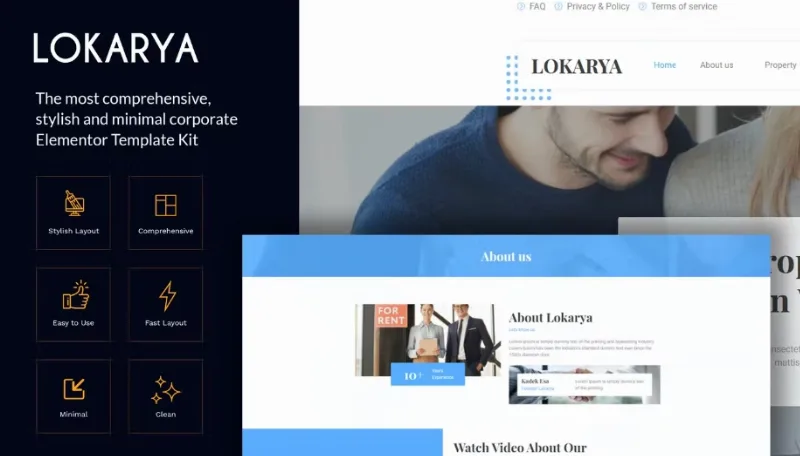 Lokarya – Real Estate Elementor Template