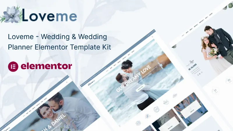 Loveme – Wedding & Wedding Planner Elementor Template