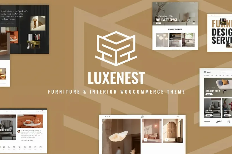 LuxeNest - Furniture & Interior WooCommerce WordPr